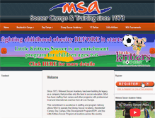 Tablet Screenshot of midwestsoccer.net